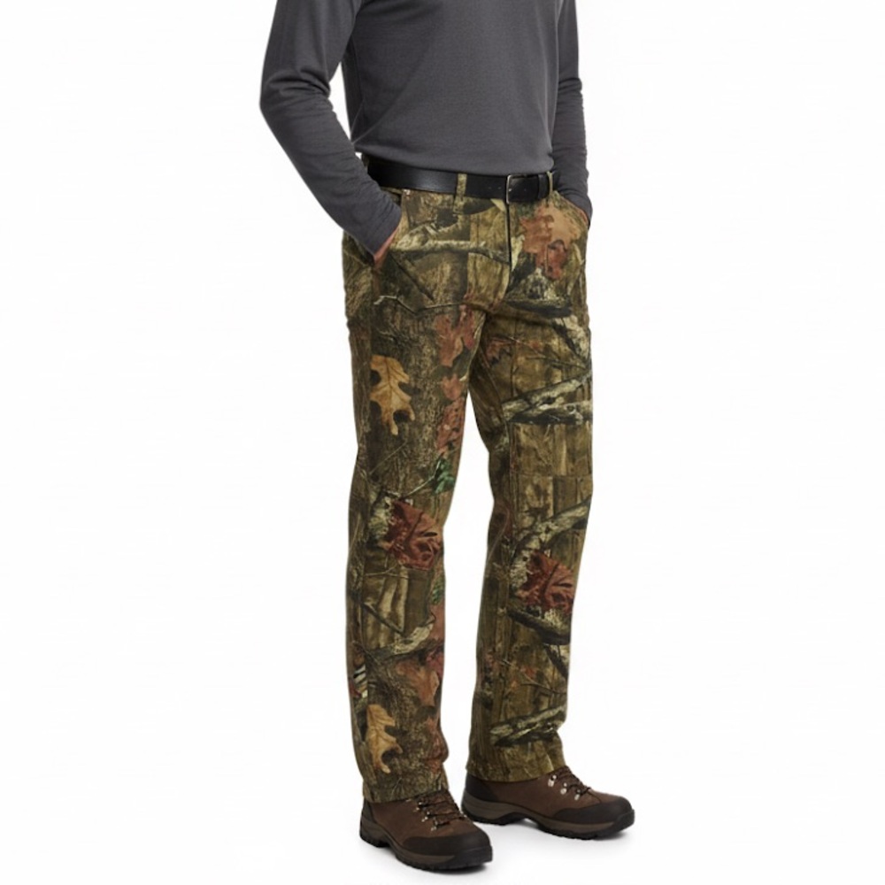 Mossy Oak Cargo Pants Green and Brown Camouflage